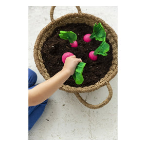Oli & Carol - Ramona Carrot Teething Ring | Pink