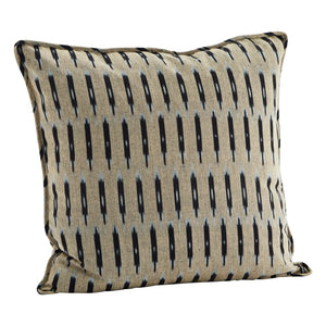 Madam Stoltz - Ikat Weave Pillow Cover | Beige