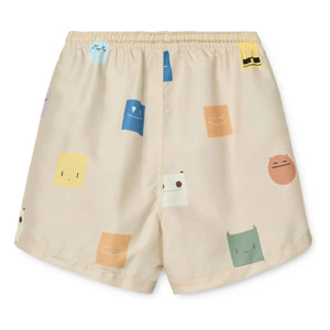 Liewood - Duke Recycled Linen Swim Shorts | Cream