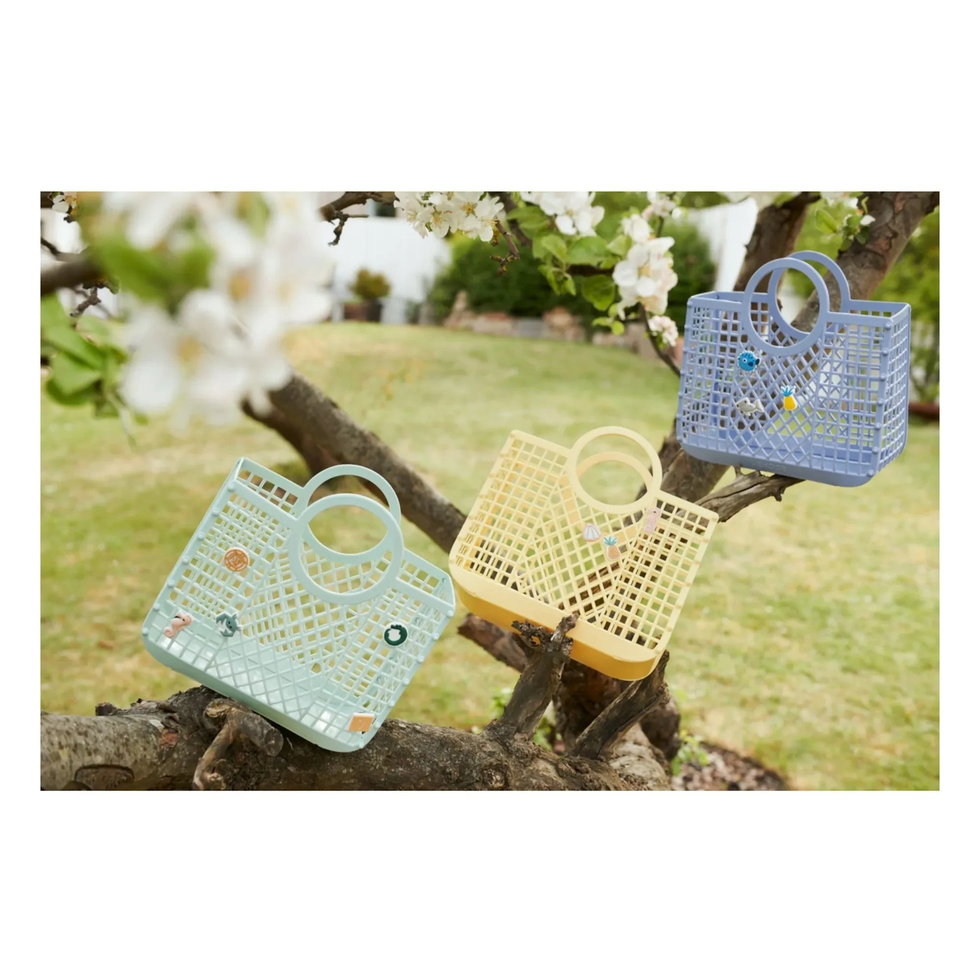 Liewood - Samantha Charms Recycled Fiber Basket | Lavender