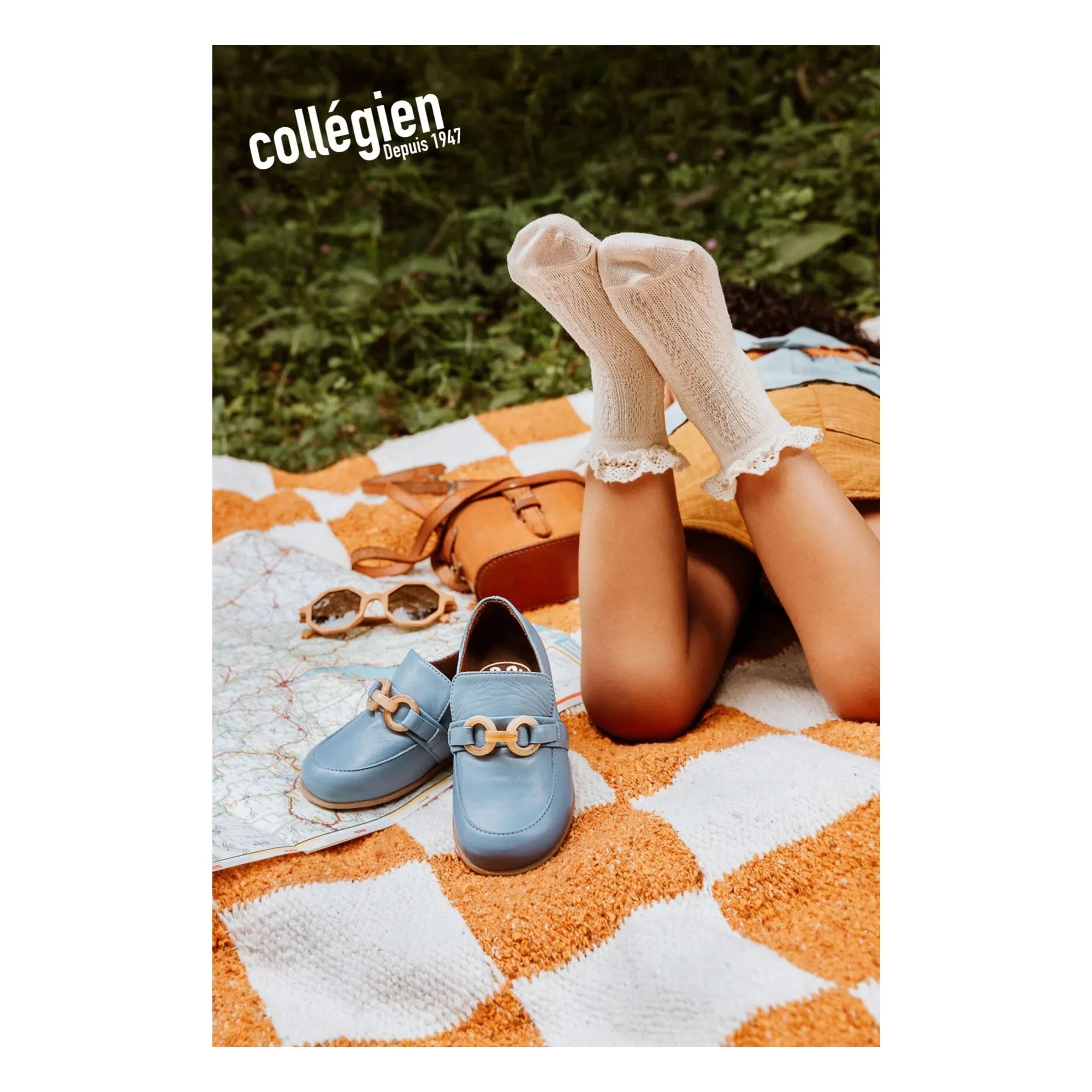 Collégien - Annette Dantelli Fırfırlı Çoraplar | Natural