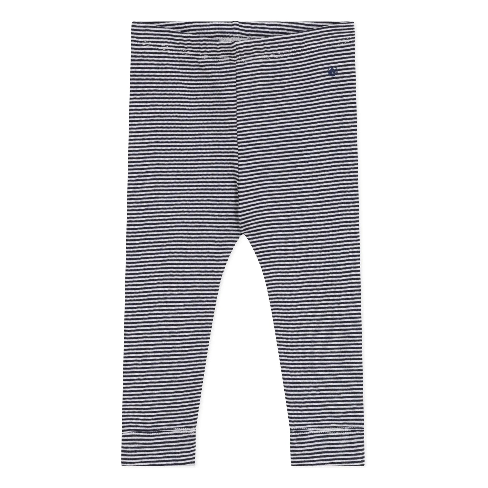 Petit Bateau - Bum Organic Cotton Tights | White