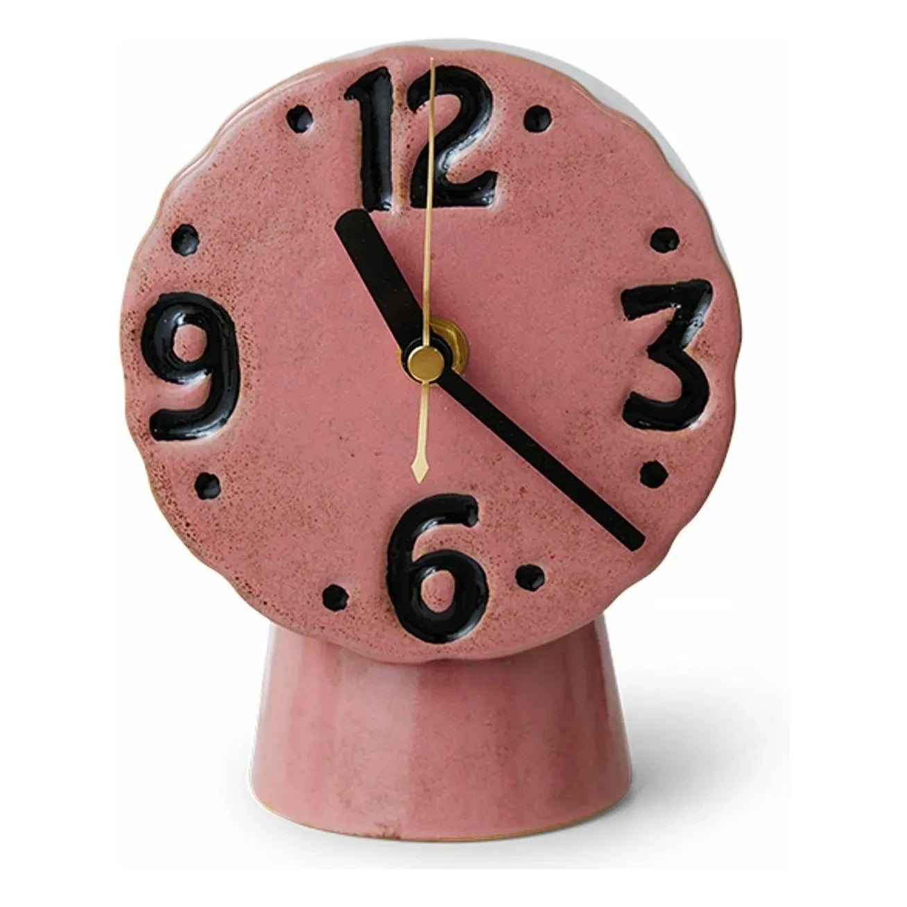 HKliving - Retro ceramic clock | Pink