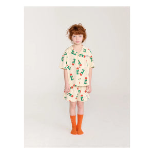Bobo Choses - Pickles Organic Cotton Shirt and Shorts Set | Ecru