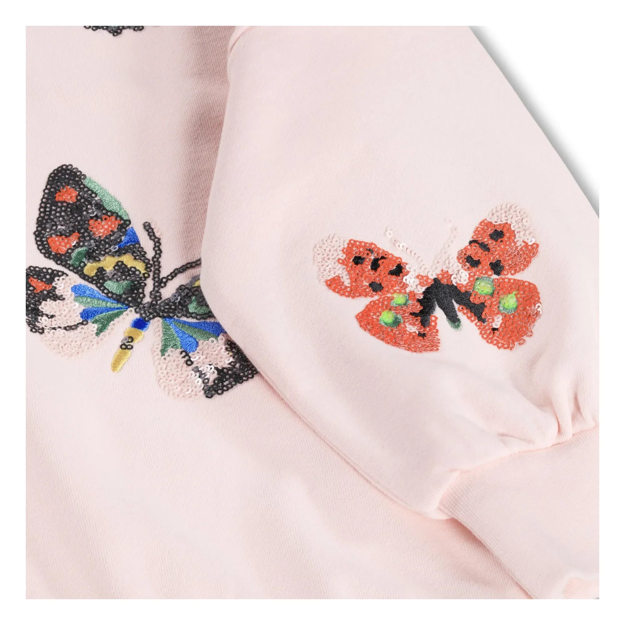 Molo - Marika Butterfly Organic Cotton Sweatshirt | Light Pink