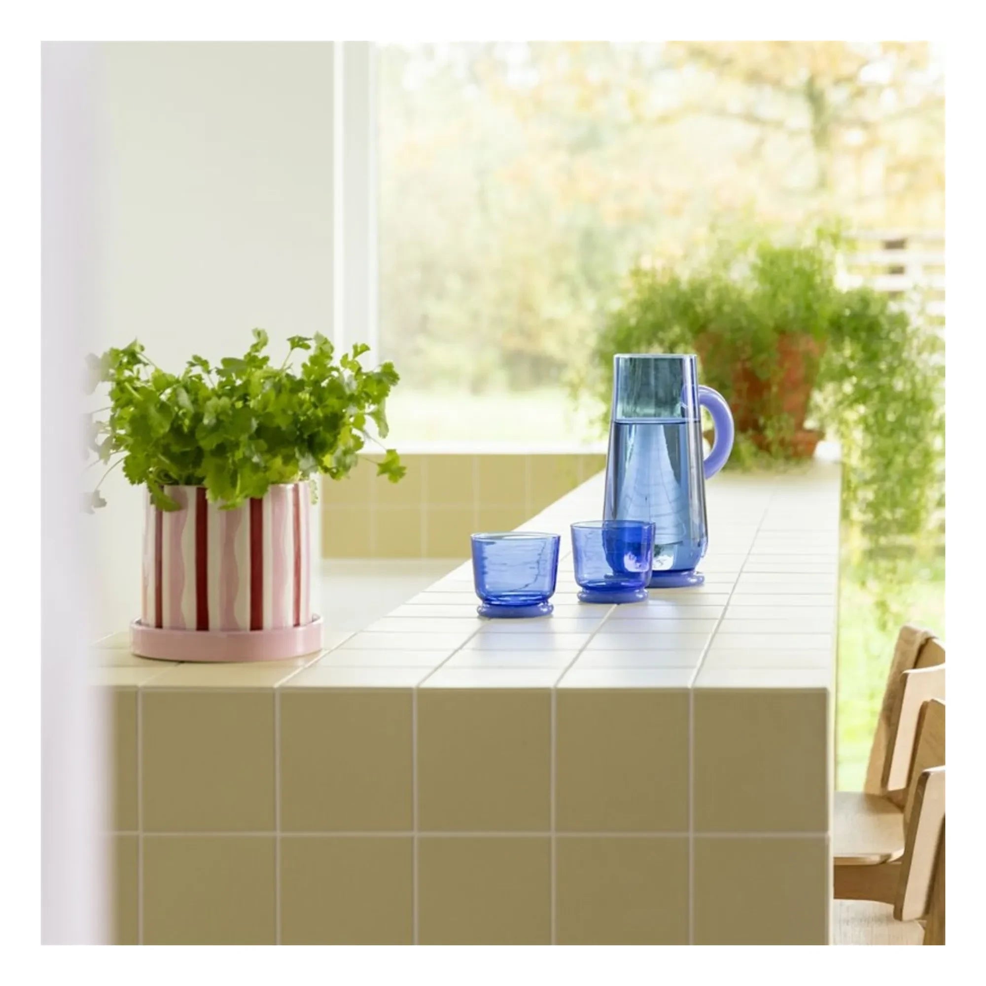 &Klevering - Dew Glasses - 2-piece Set | Blue