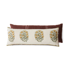 HKliving - Farmhouse Printed Cushion | Cream