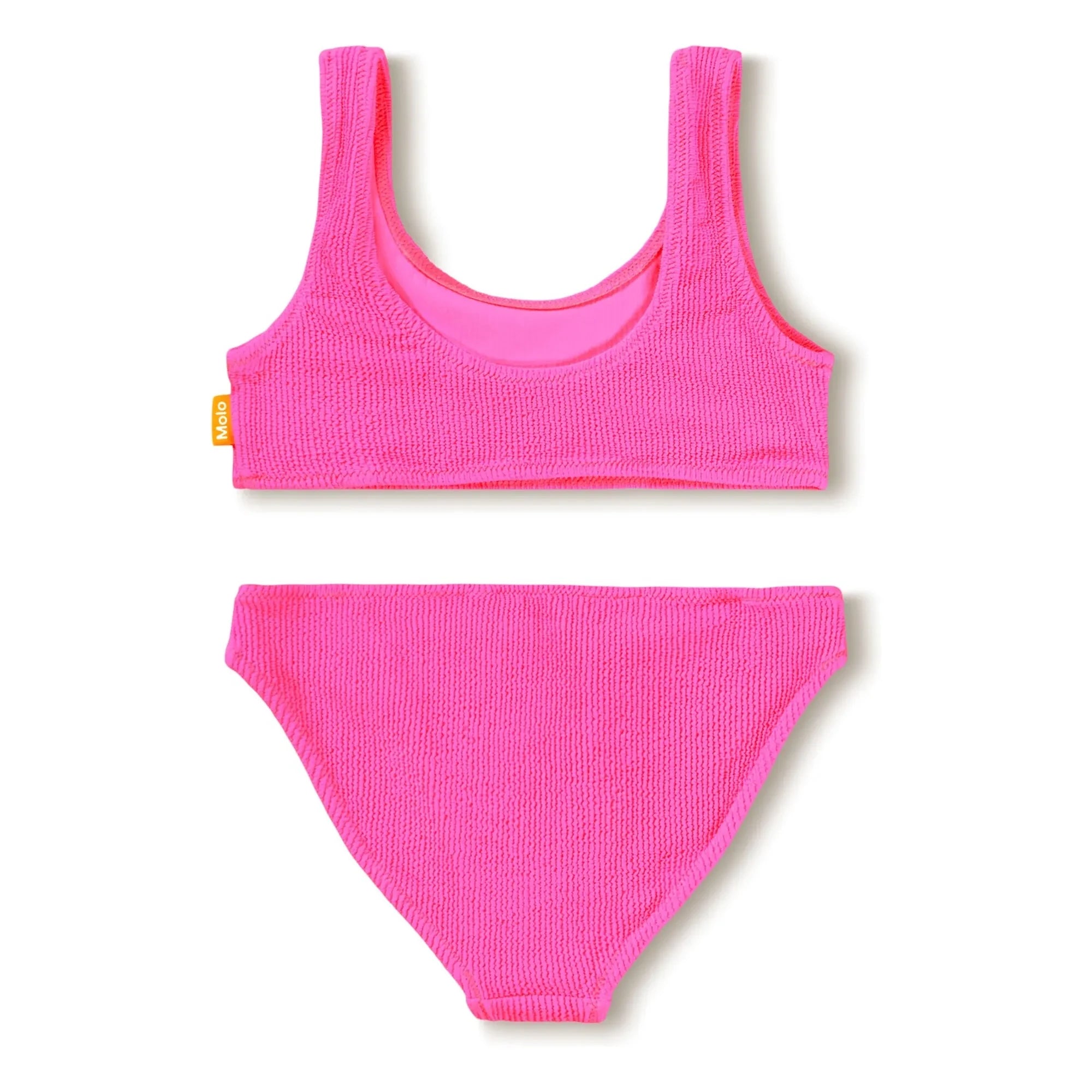 Molo - Ribbed Swimsuit Nola Crepe Recycled Fiber | Fuchsia