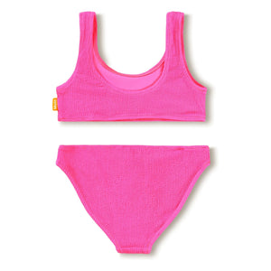 Molo - Ribbed Swimsuit Nola Crepe Recycled Fiber | Fuchsia