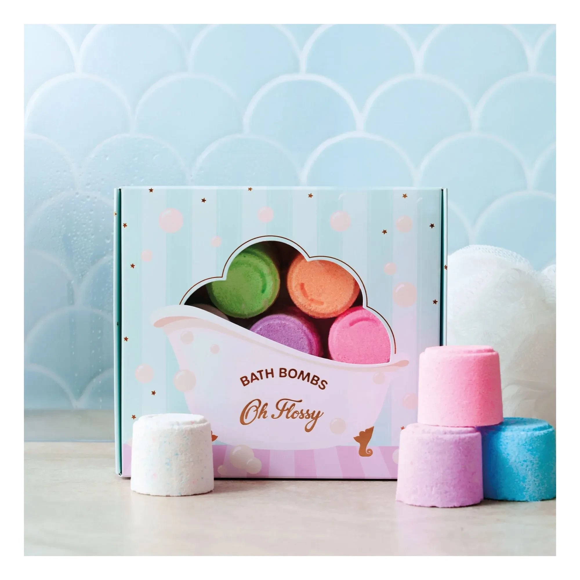 Oh Flossy - Bath Bombs - 7-piece Set