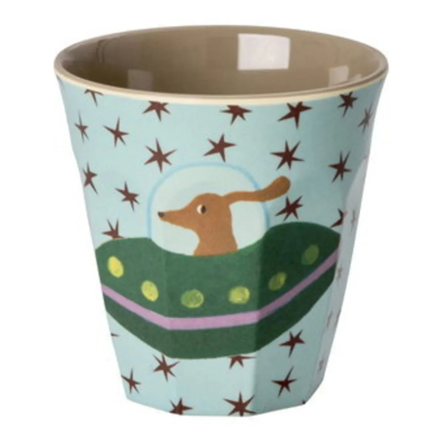 Rice - Space Dog Cups - 6-piece Set | Blue