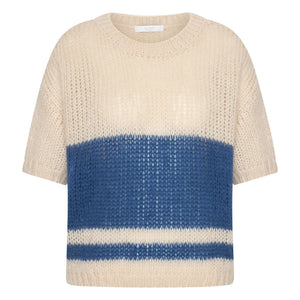 By Bar - Nino Striped Sweater | Navy Blue