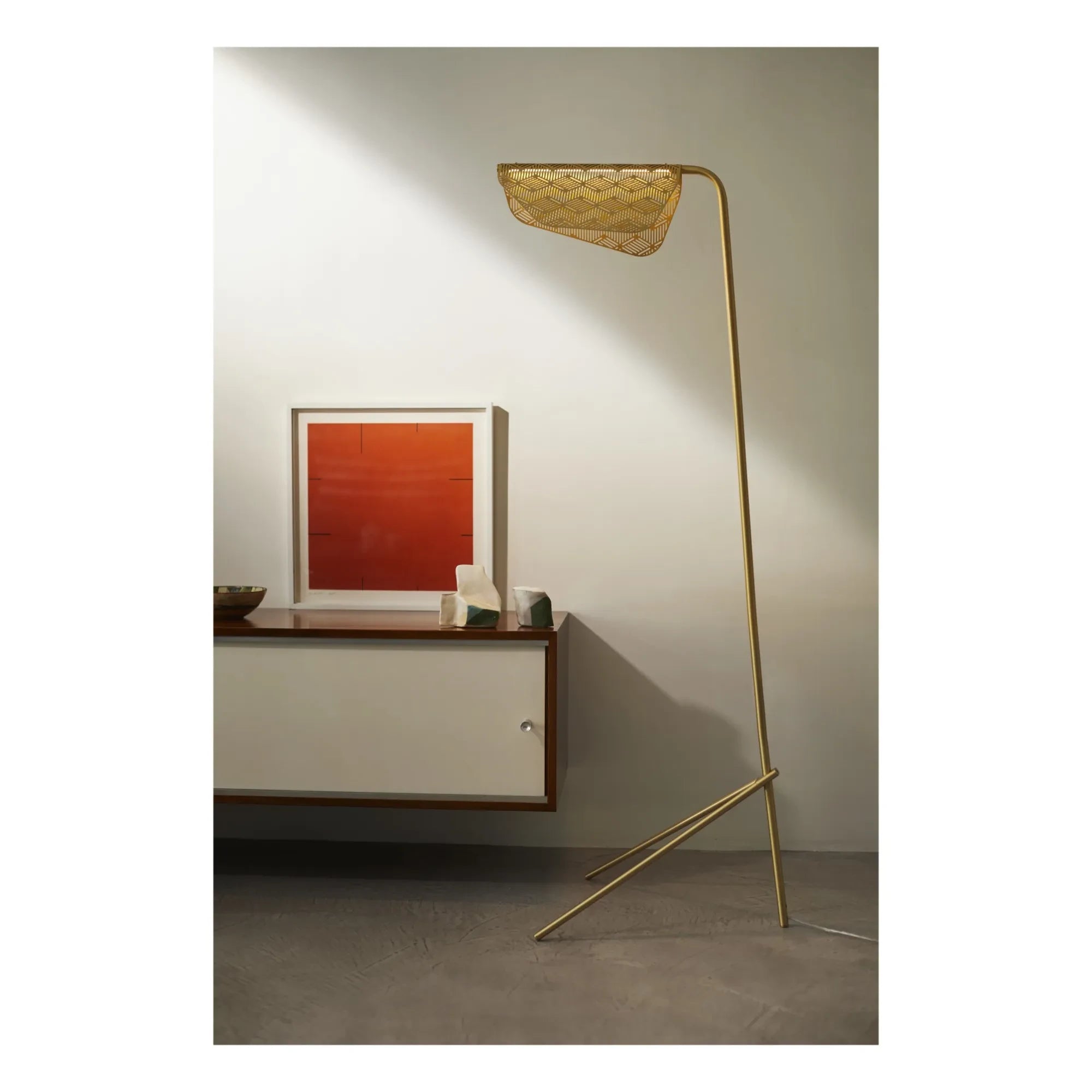 Petite friture - Mediterranea Patinaed Brass Reading Lamp | Gold