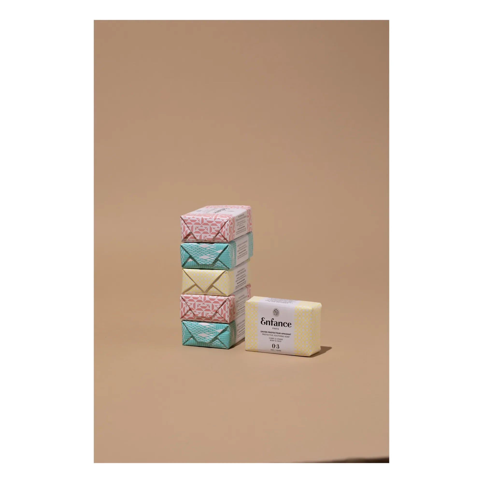 Enfance Paris - Refreshing Protective Soap for 8-12 Years - Precious Paper 100g