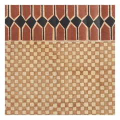 Le Monde Sauvage - Superfrise Vertebra Sienne - 9 yapraklı set | Terracotta