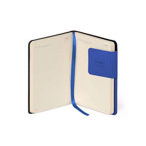Legami - Notebook with Blank Pages and Monochrome Soft Cover - Eclectic Blue - My Notebook