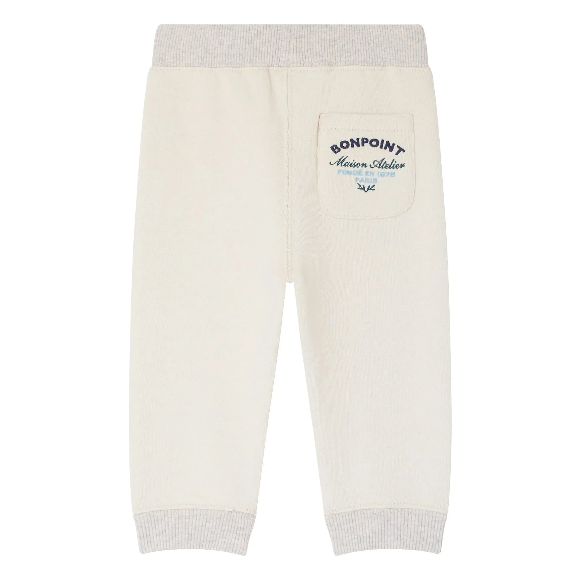Bonpoint - Bamboo Organic Cotton Joggers | Ecru