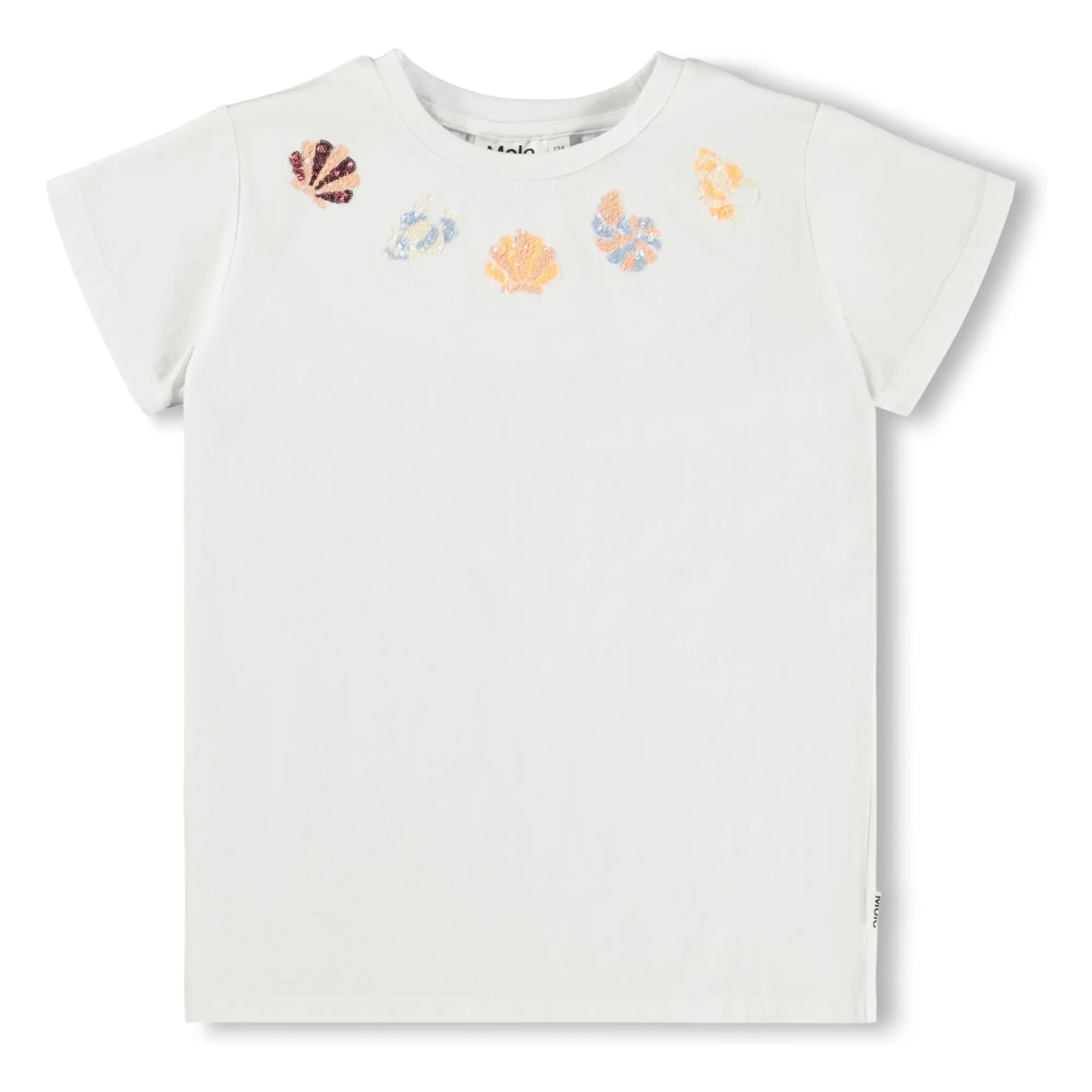 Molo - Ranva Shell Organic Cotton T-Shirt | White