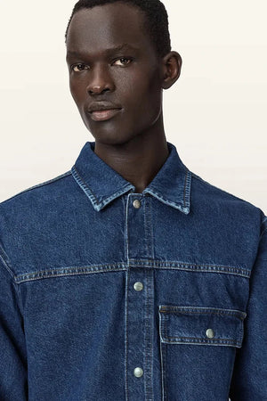 AllSaints erkek denim ceket CAST