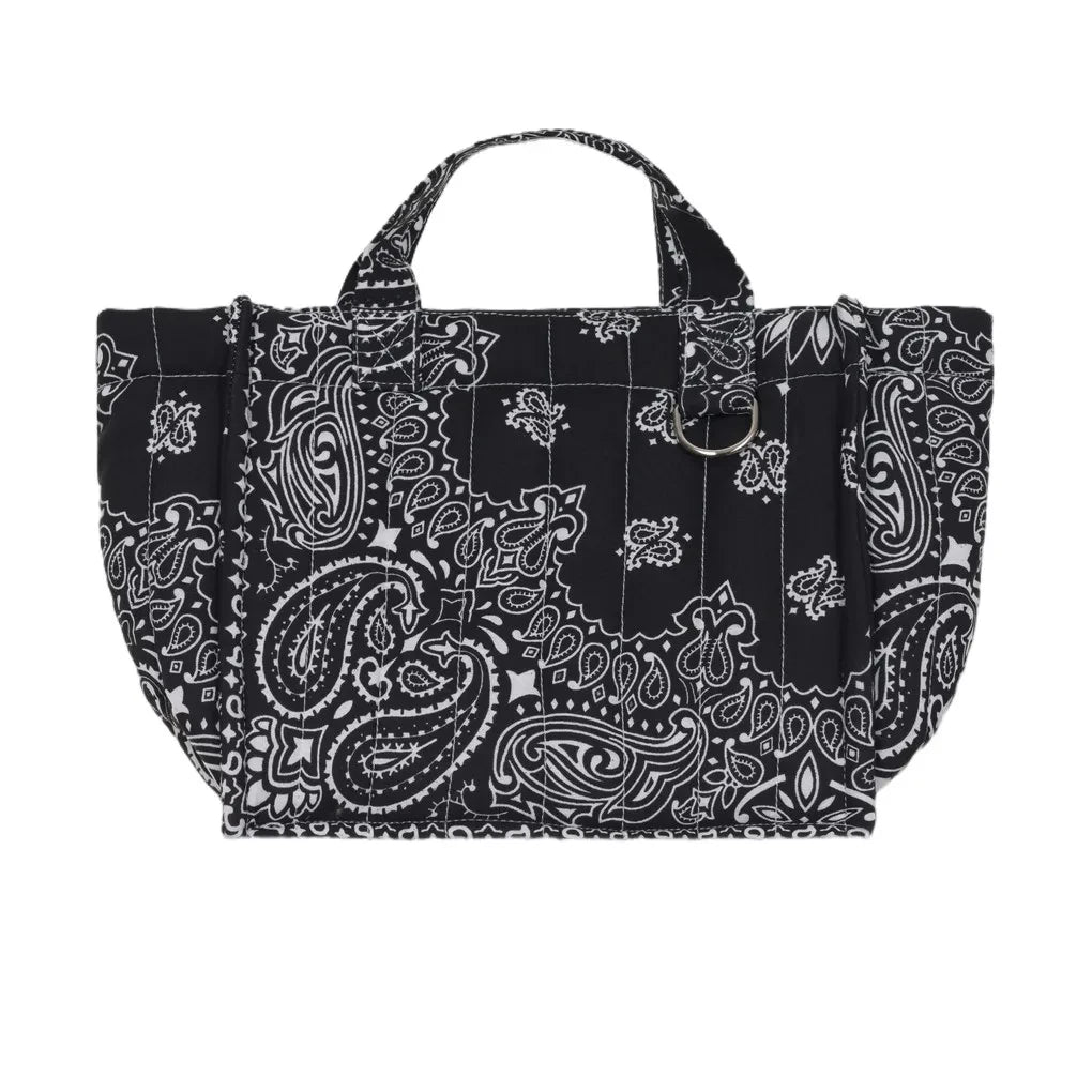 Call it by your name - Mini Tote Happy Face Pamuk | Siyah