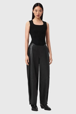 AllSaints ETTA Deri Pantolon