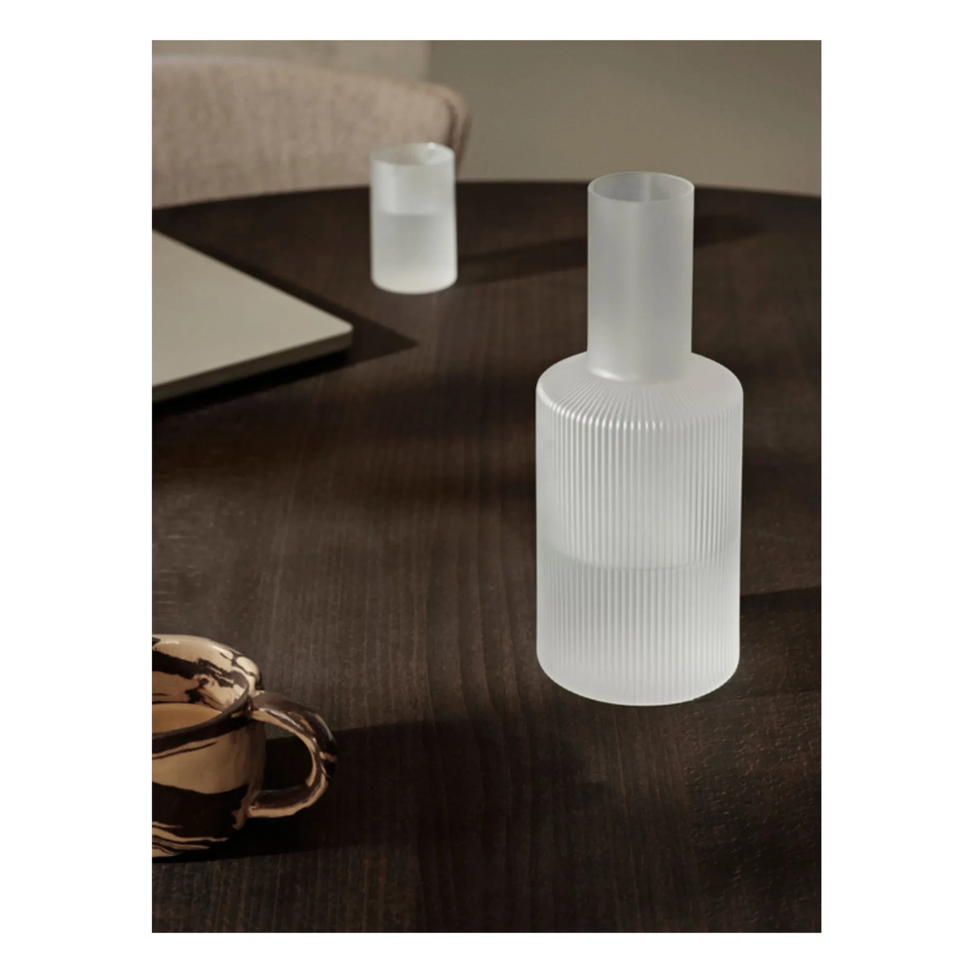 Ferm Living - Ripple dekanter | Beyaz