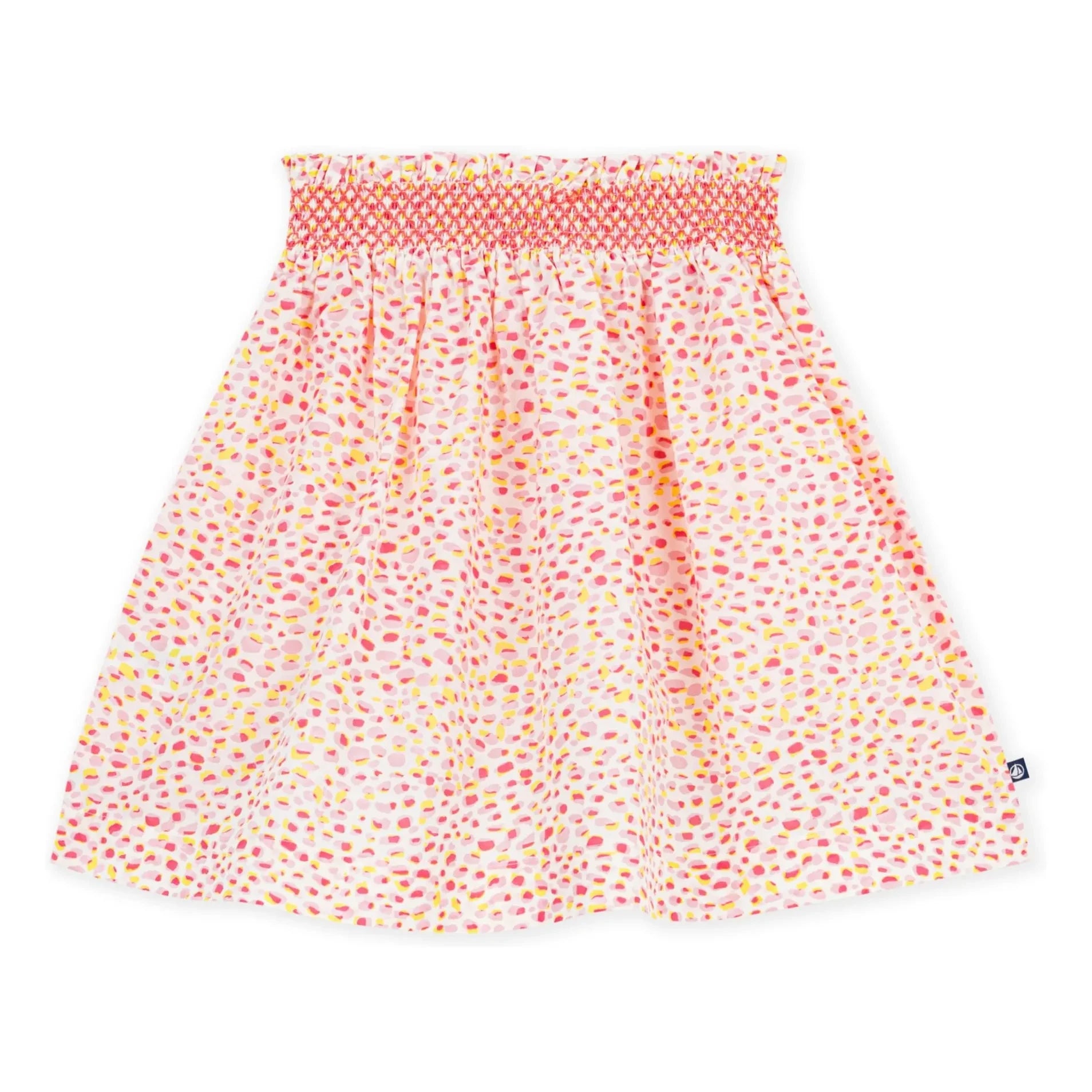 Petit Bateau - Polka Dot Skirt Organic Cotton | Coral