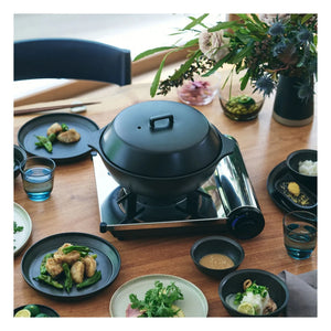 Kinto - Ceramic Pot Kakomi 1.2 L | Black