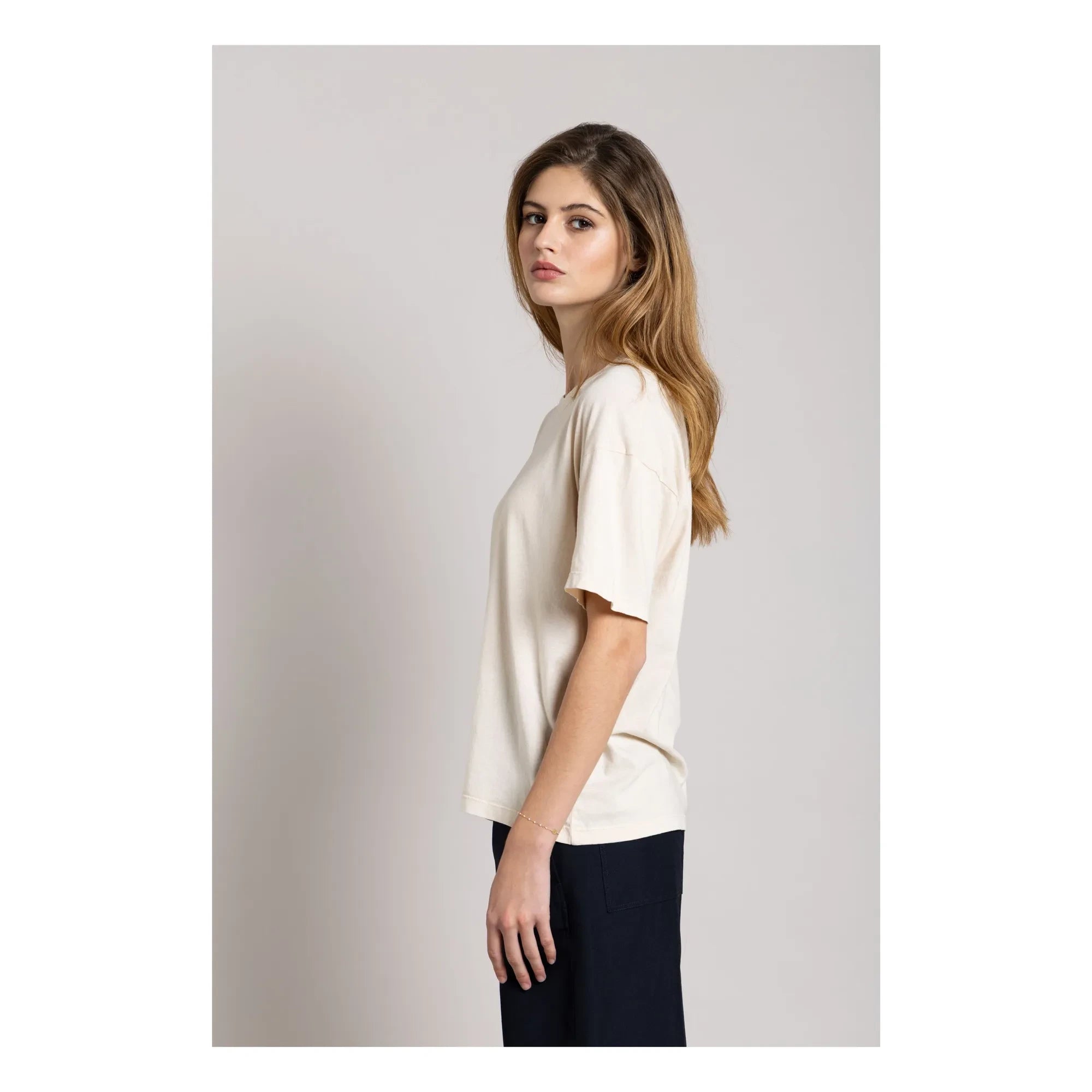 Smallable Woman - Hana Organic Cotton T-Shirt | Cream