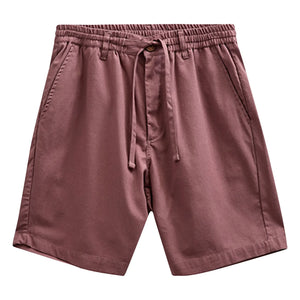 Anerkjendt - Akjames Linen Shorts | Burgundy