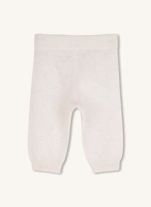 Chloé - Kaşmir Tişört ve Pantolon Takımı | Chalk