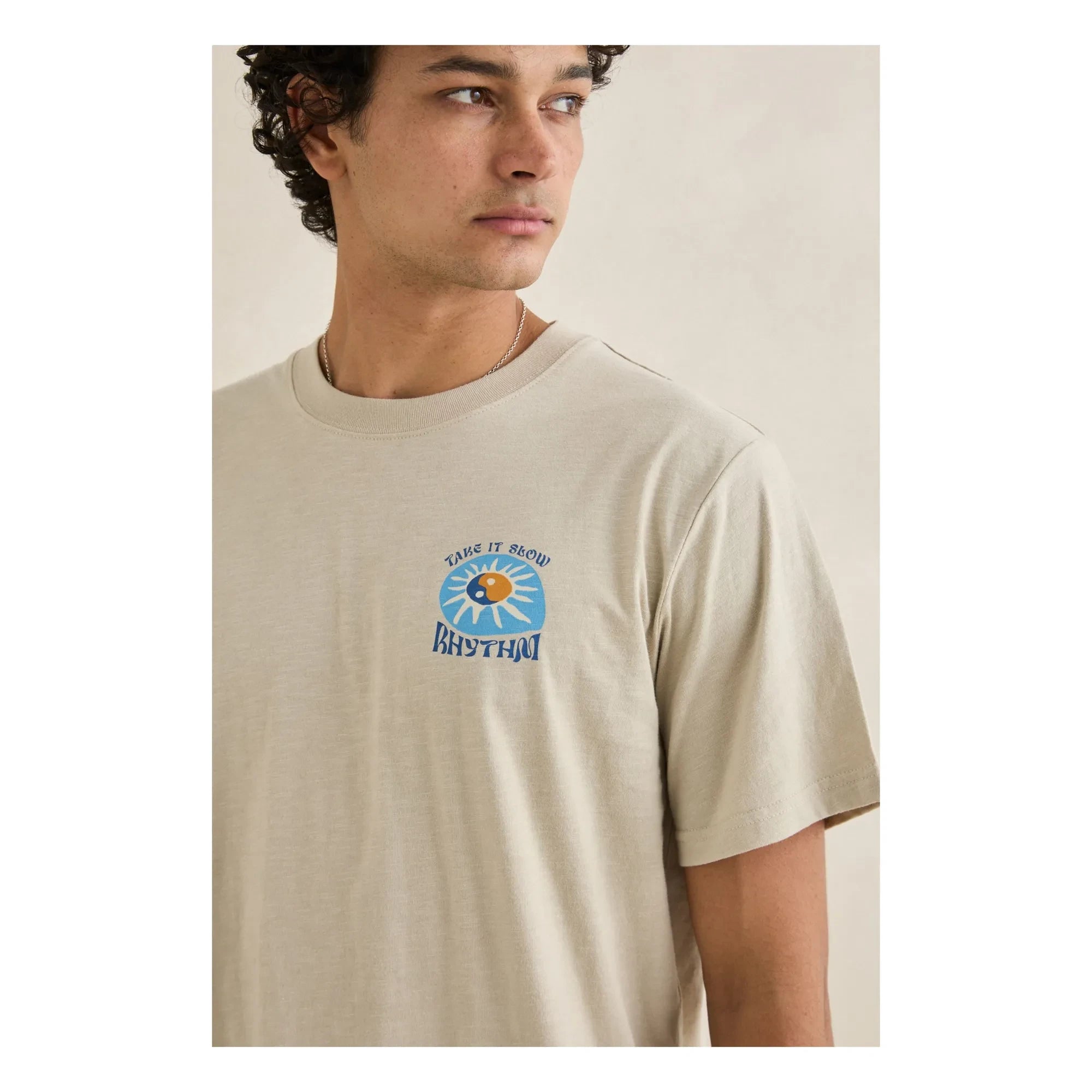 Rhythm - Slow Down T-shirt | Beige