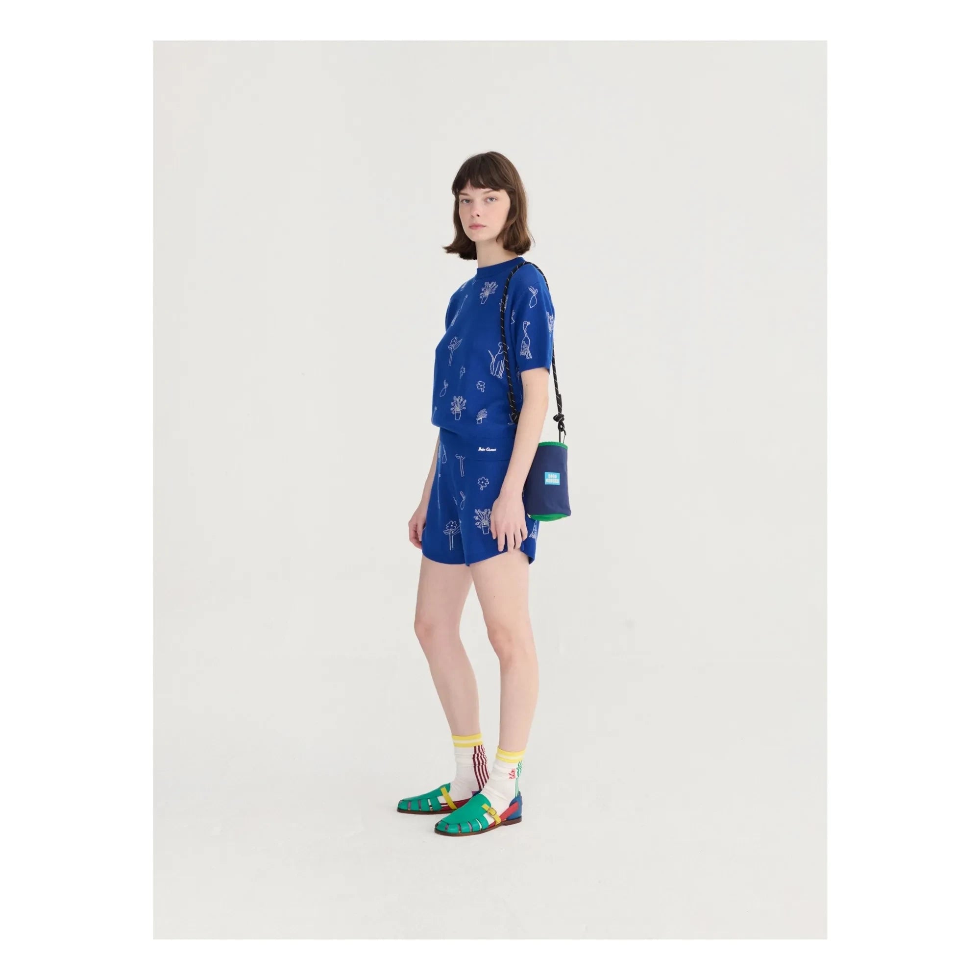 Bobo Choses - Summer Trip Organic Cotton Sweater | Blue