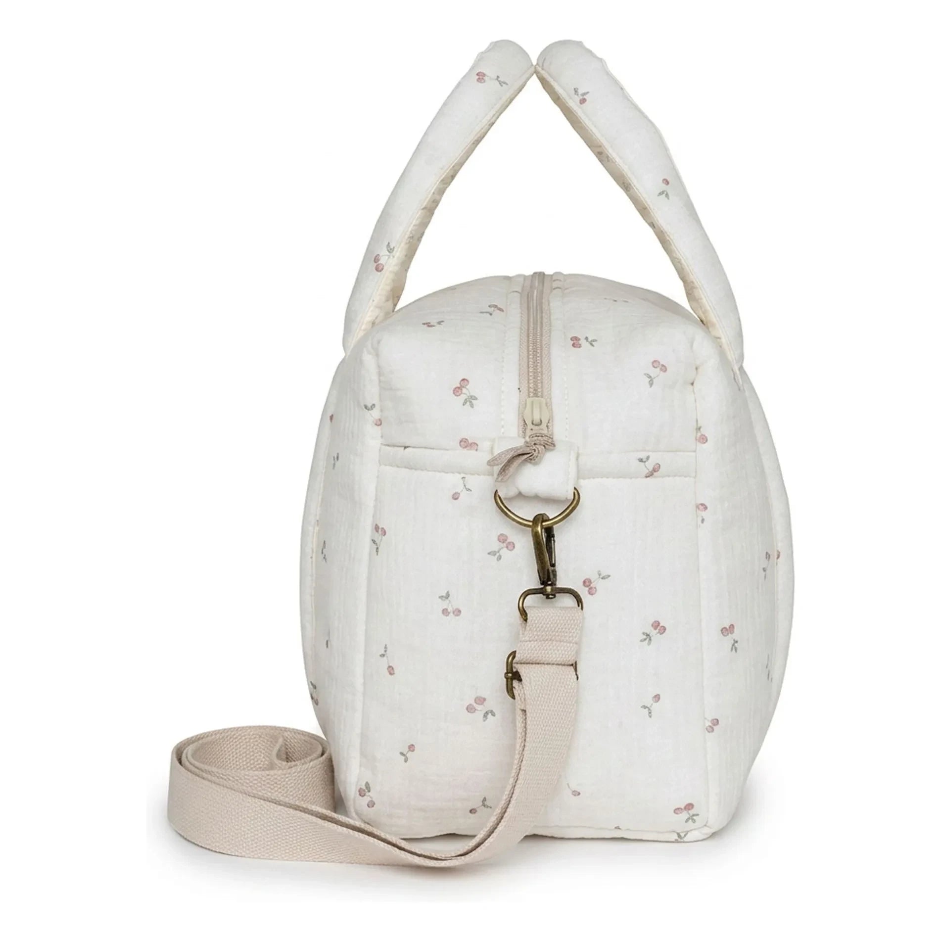 Babyshower - High Park Cherries baby care bag | Ecru