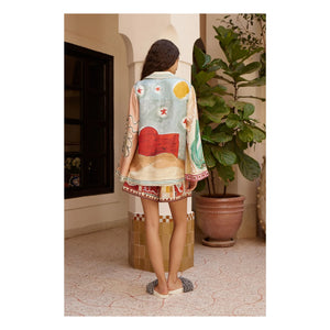 Alémais - Michelle Silk Shirt | Light Blue
