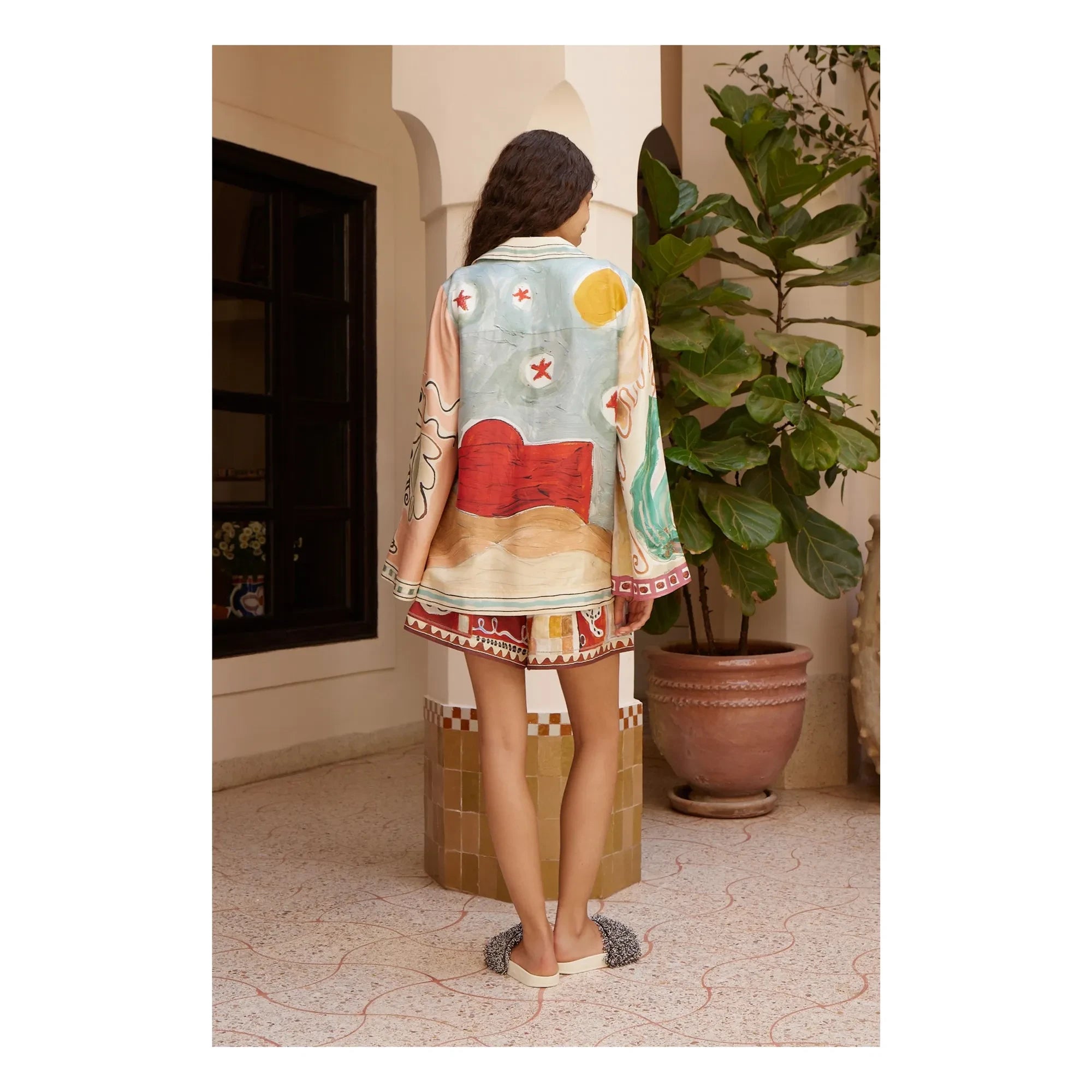 Alémais - Michelle Silk Shirt | Light Blue
