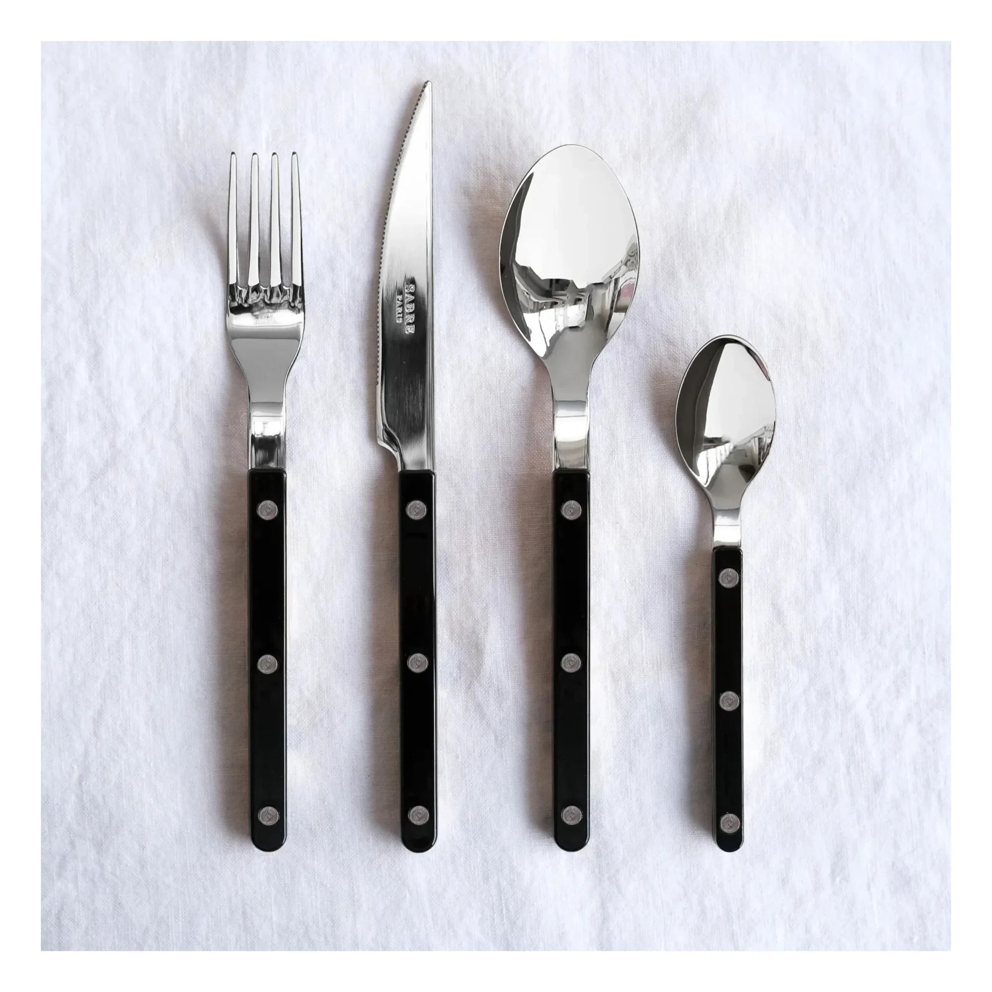 Sabre - 24-Piece Cutlery Set | Black
