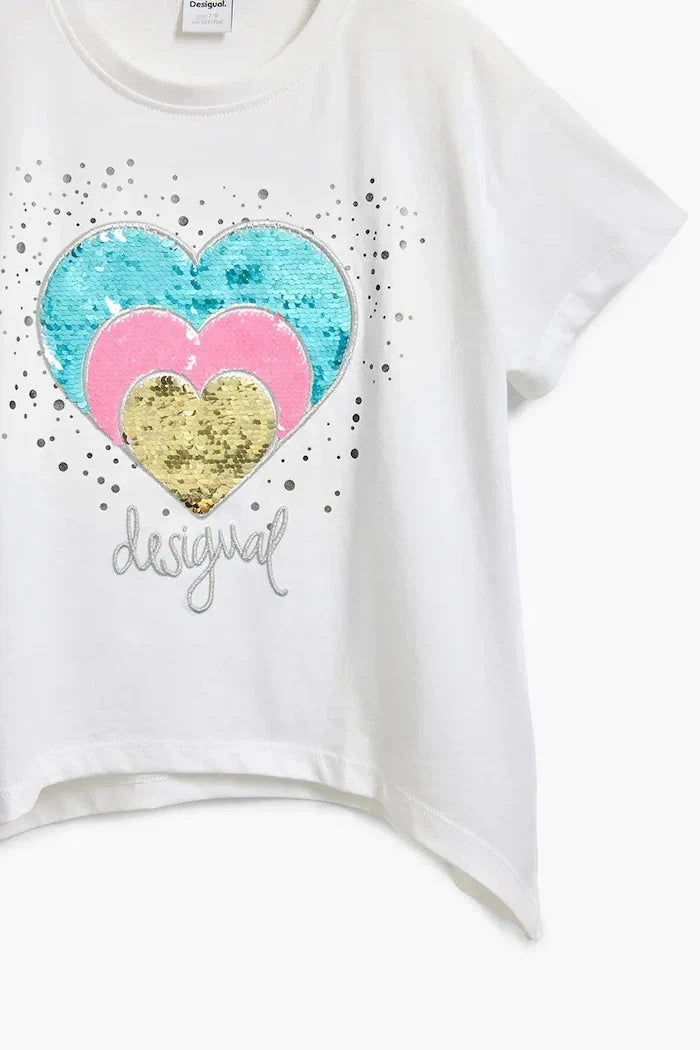 Desigual Çocuk Pamuklu Tişört