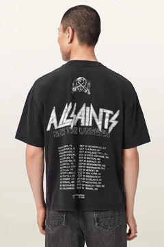AllSaints erkek pamuklu tişört CHROMIUM