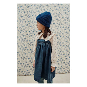 Emile et Ida - Strapless Jean Dress | Blue