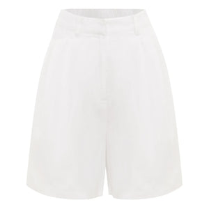 Posse - Marchello Linen Shorts | Ivory