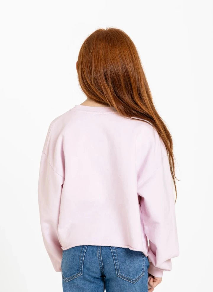 Hundred Pieces - Belmont Horses Organic Cotton Sweatshirt | Light Pink