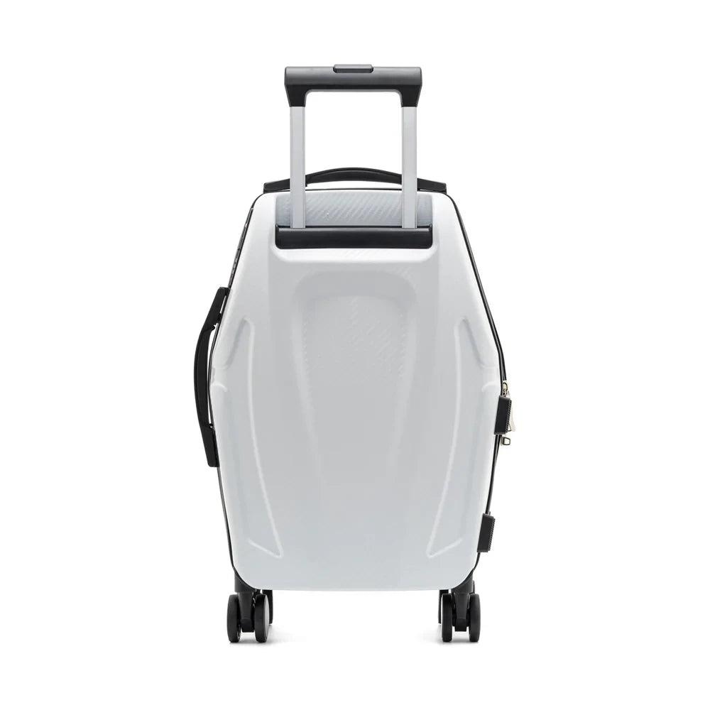 iPixi - Galaxy Voyager LED Ekranlı Akıllı Beyaz Valiz