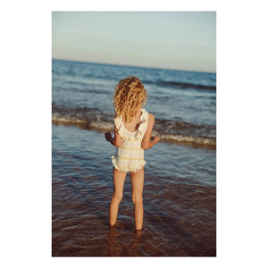 Louise Misha - Andrea Positano Swimsuit Made from Recycled Fibers | Off-White