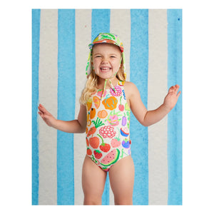 Halcyon Nights - Fruits Recycled Fiber Swimsuit | Off-White