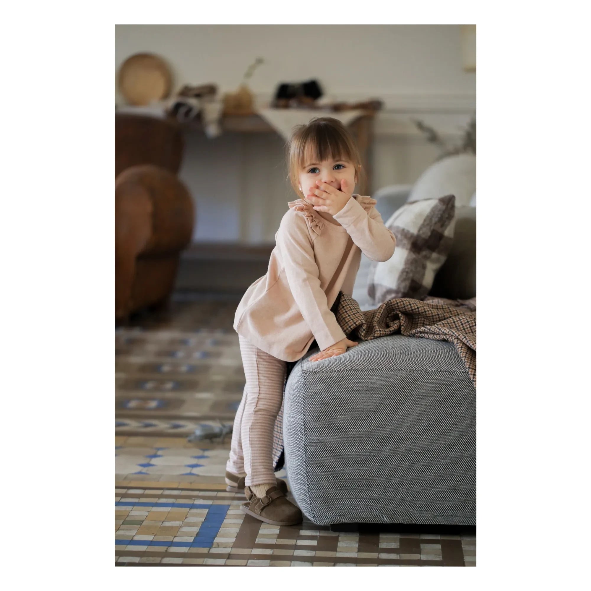 1+ in the family - Pia Leggings | Nude