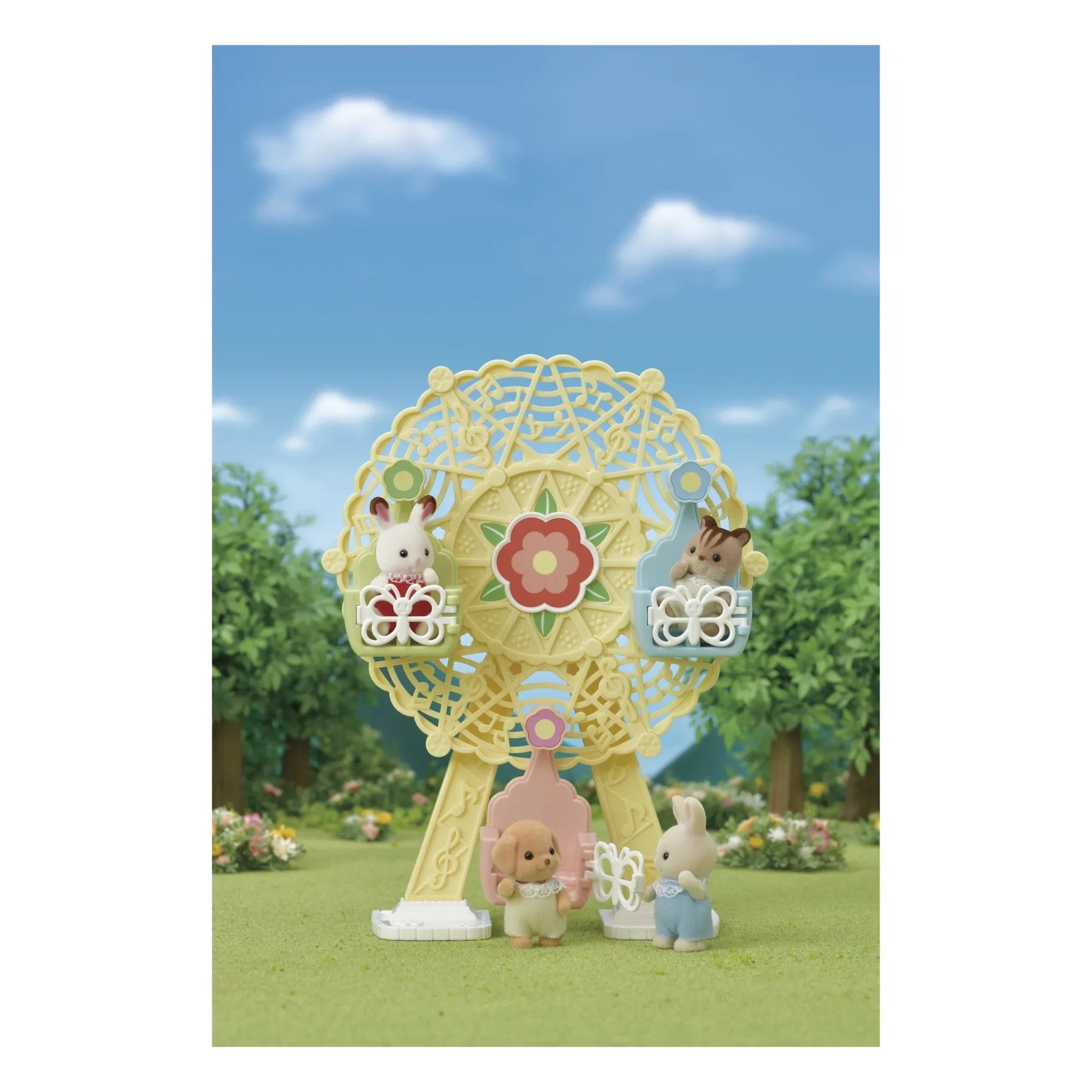 Sylvanian Families - Carousel and Baby Dachshund Toy