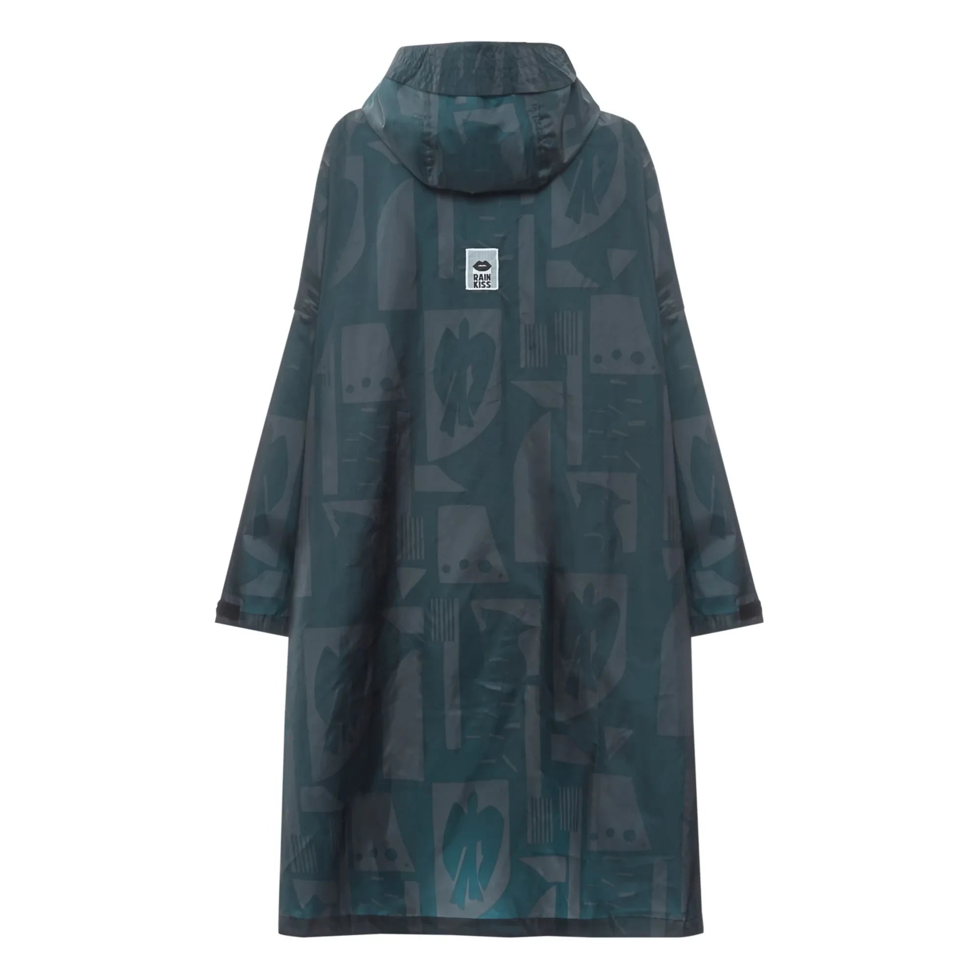 Rainkiss - Art Camo Waterproof Cape | Black