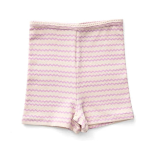 Soor Ploom - Organic Cotton Wavy Shorts | Pink