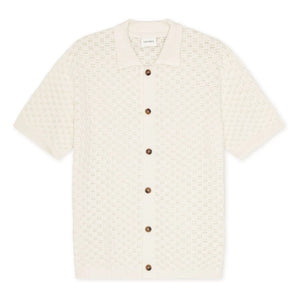 Les Deux - Gespertus Organik Pamuk Kısa Kollu Gömlek | Beyaz